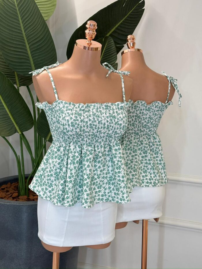 blusa peplum floral rosalia 335998