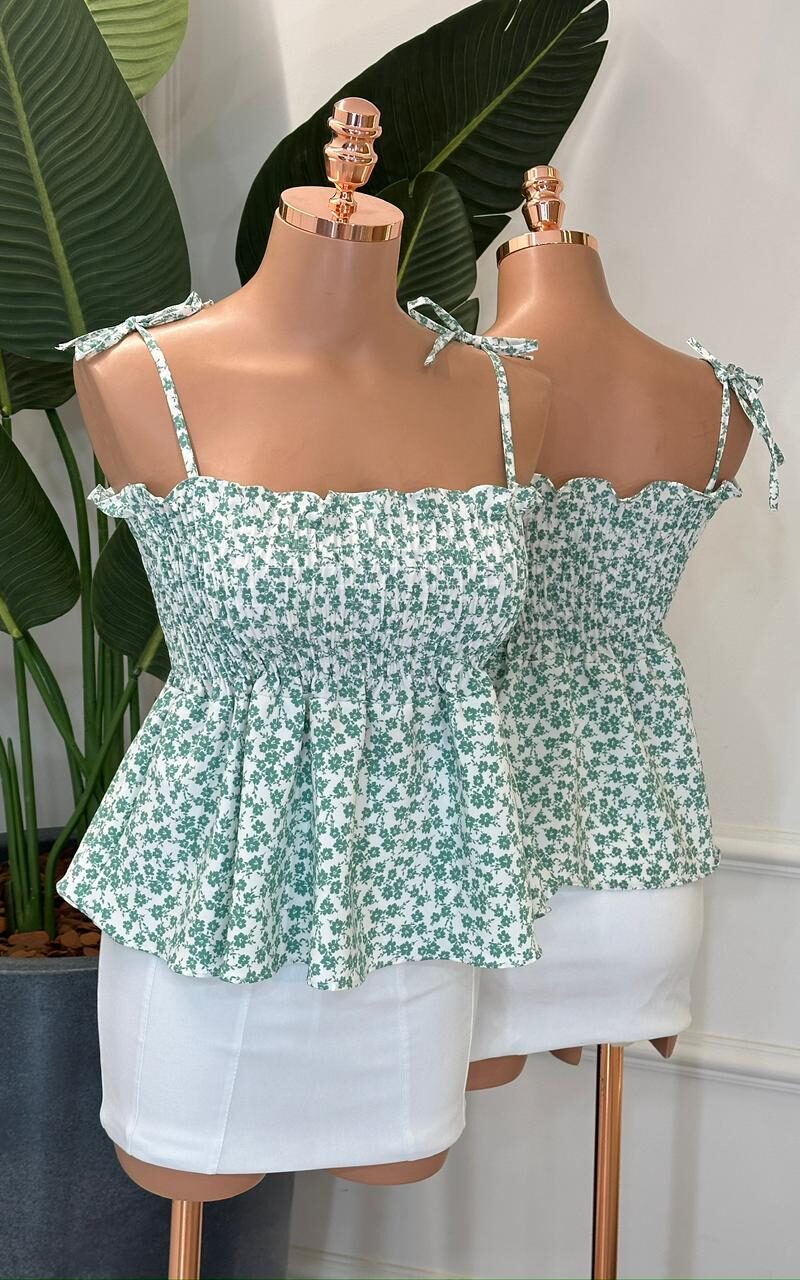 blusa peplum floral rosalia 335998