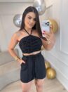 conjunto cropped e shorts com cinto suzana 286745
