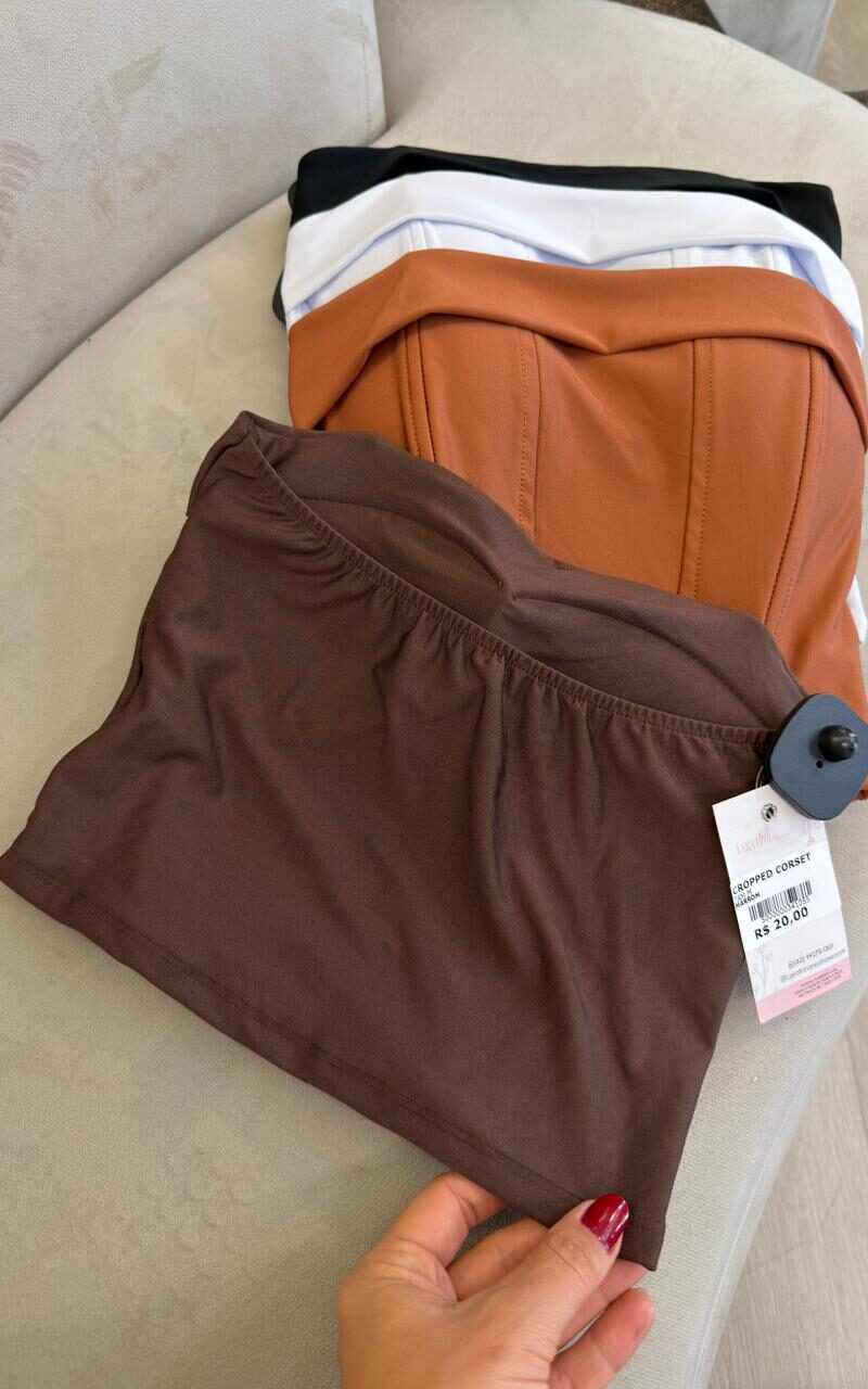 cropped corset bruna 341085