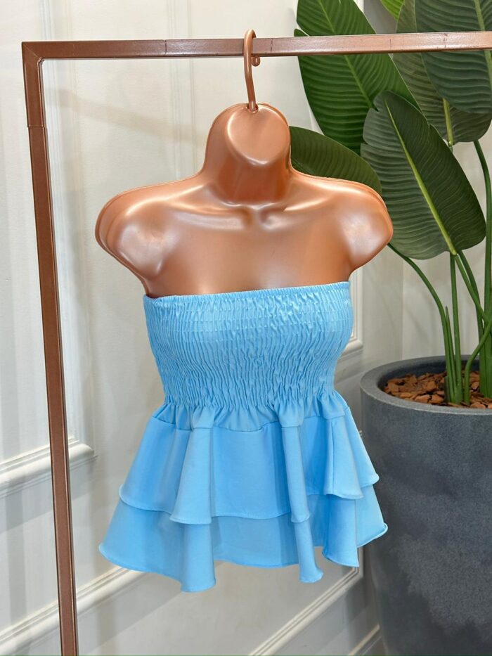 blusa louisa g, azul blusa louisa g, azul