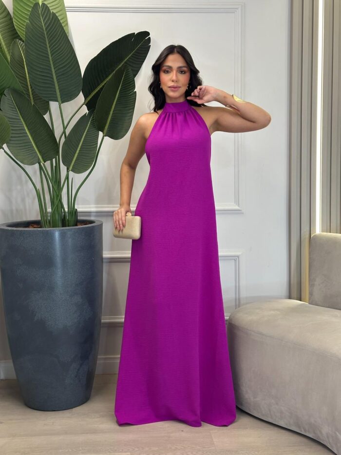 vestido longo costas aberta pamela 341365