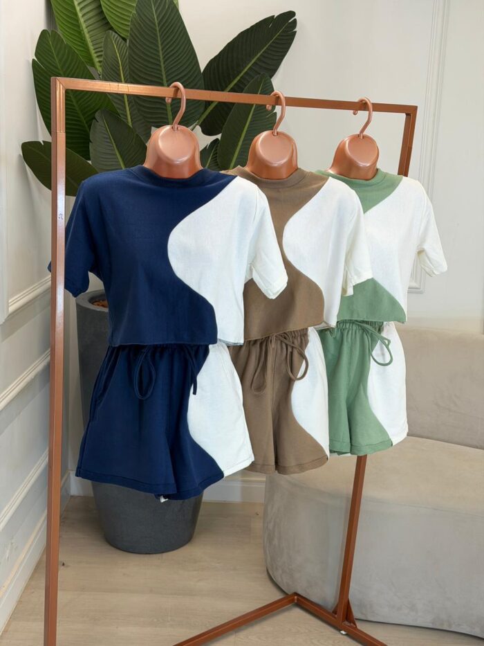 conjunto blusa e shortinho 341495 conjunto blusa e shortinho 341495