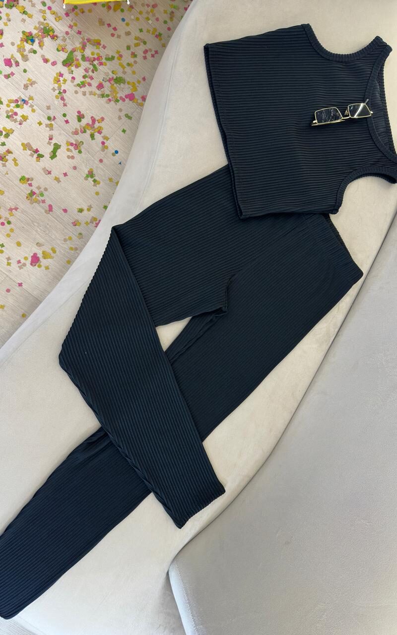 conjunto cropped e calça canelado virginia 139055