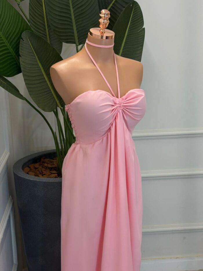 vestido longo amarração no pescoço bia 123995 vestido longo amarração no pescoço bia 123995