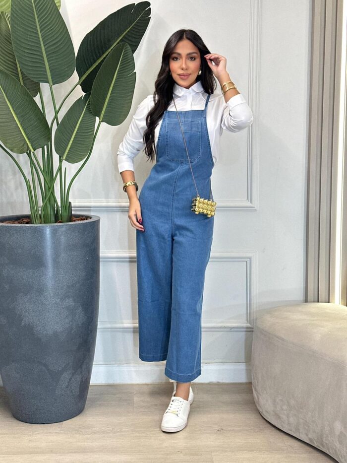 jardineira jeans jade 067195 jardineira jeans jade 067195