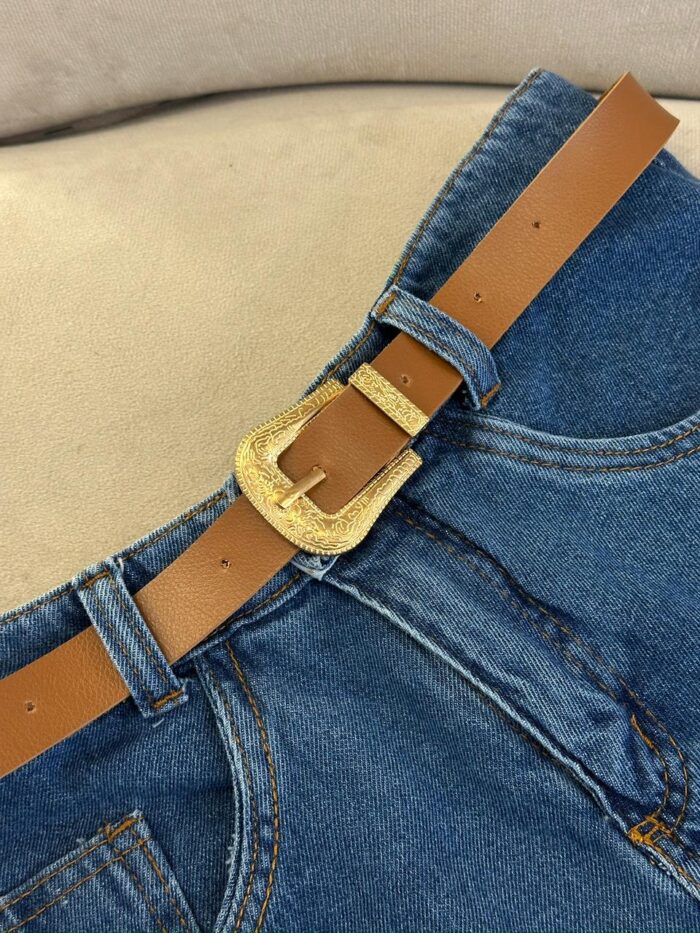 shorts jeans com cinto com fivela alexandra 334775 shorts jeans com cinto com fivela alexandra 334775