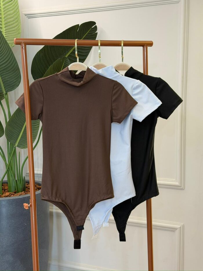 body gola alta manga curta adriana 331015