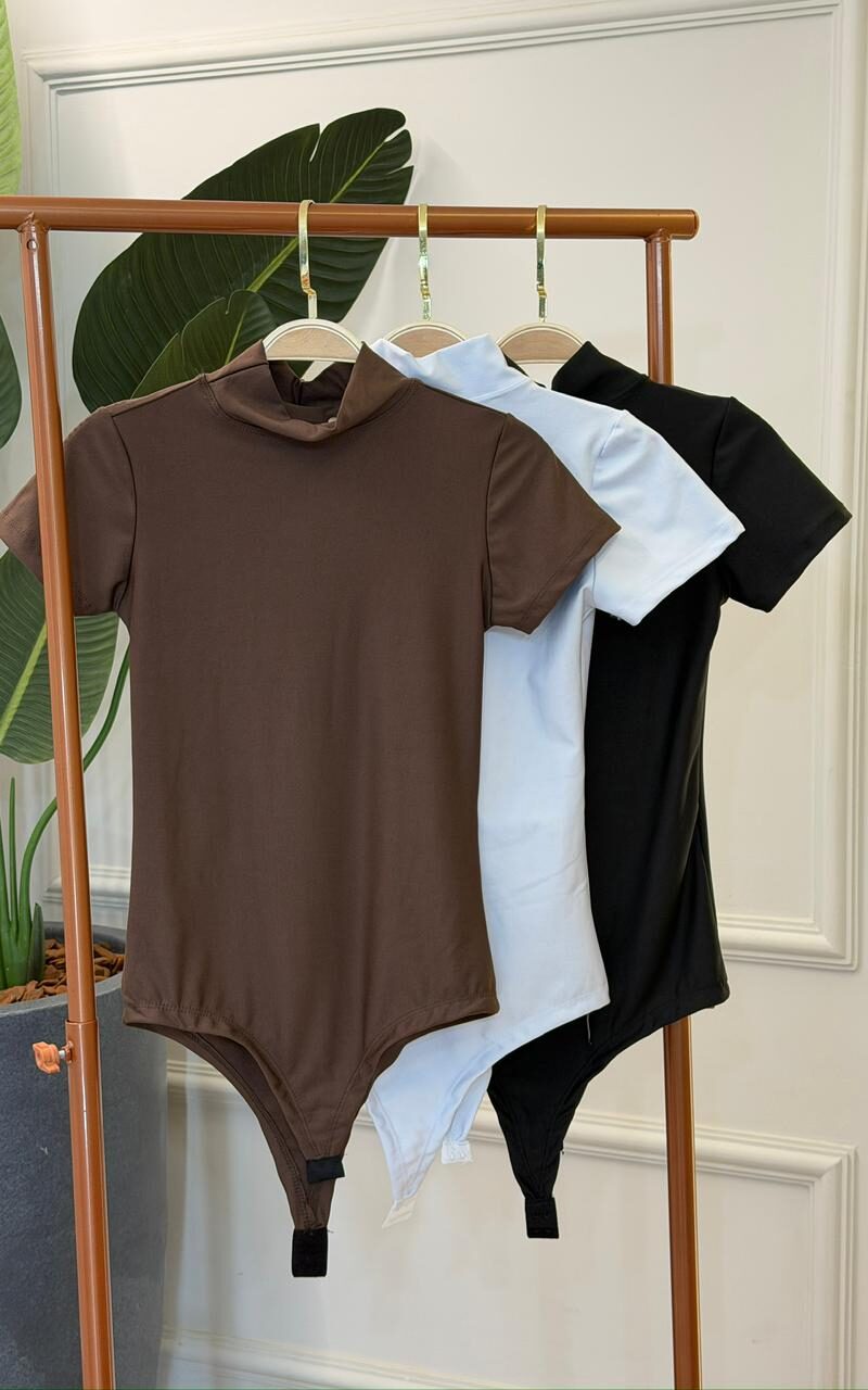 body gola alta manga curta adriana 331015