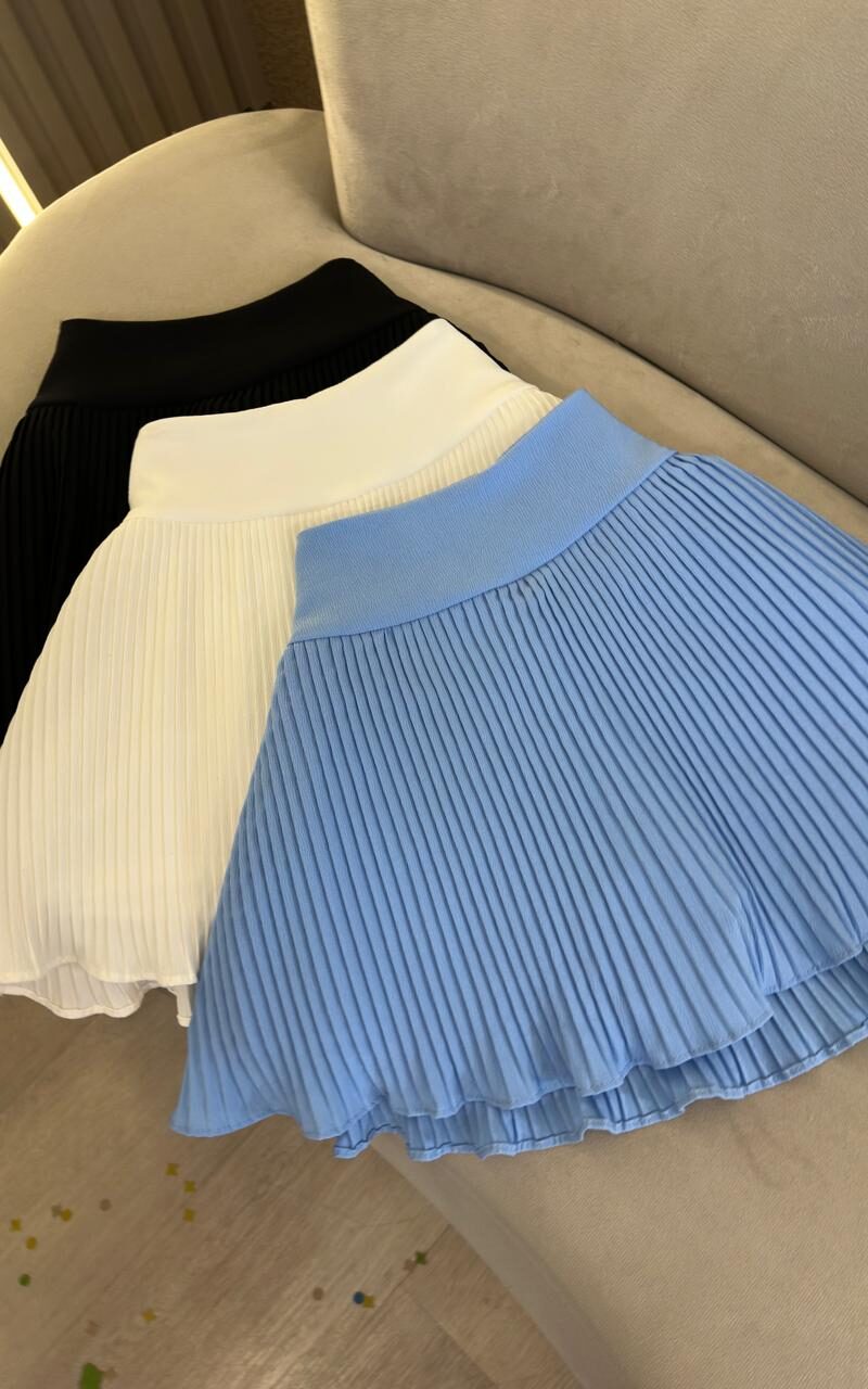 shorts saia plissado irene 344625