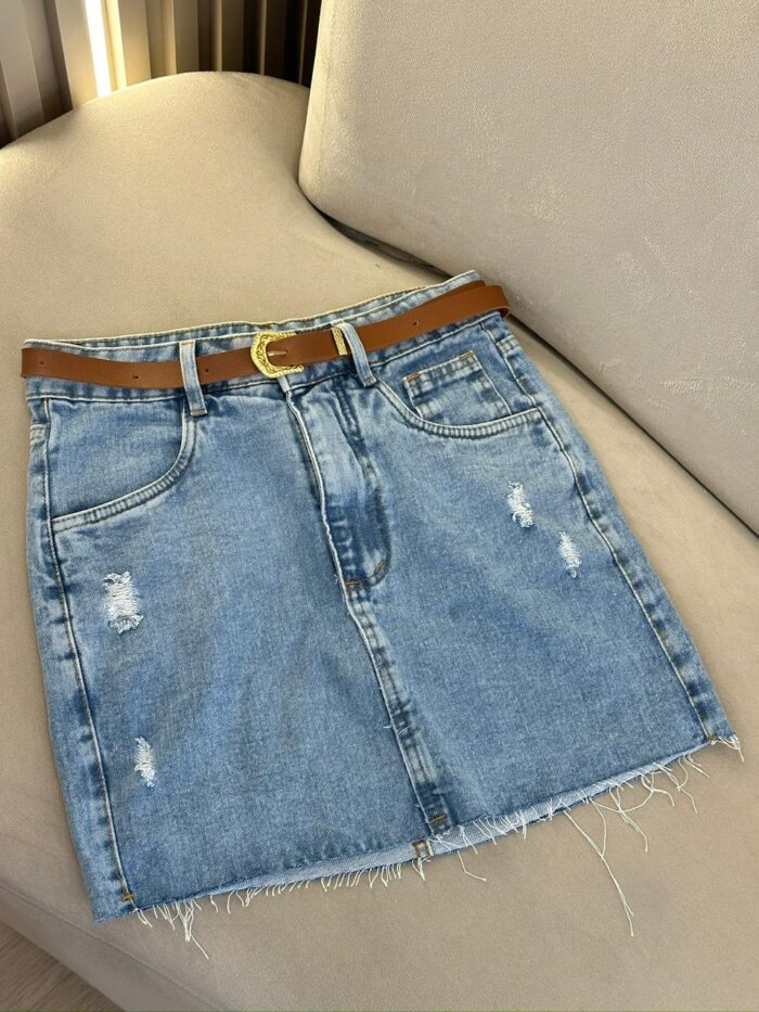 shorts jeans com cinto samira 319765