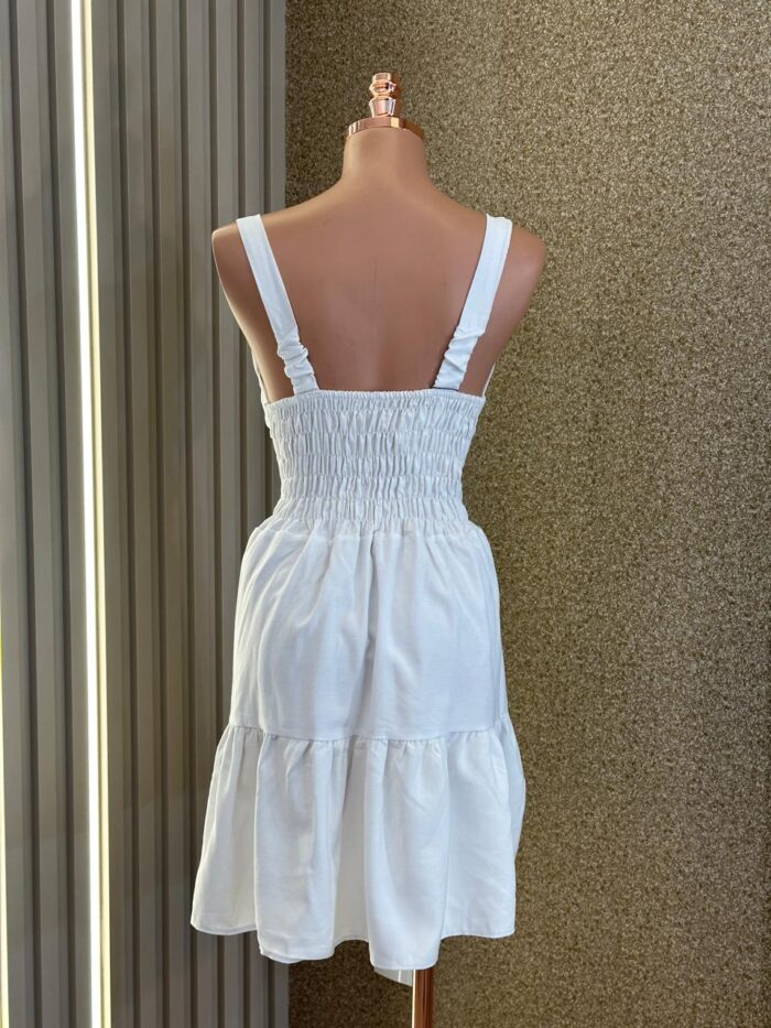 vestido curto alças grossas azul flora 337165 vestido curto alças grossas azul flora 337165