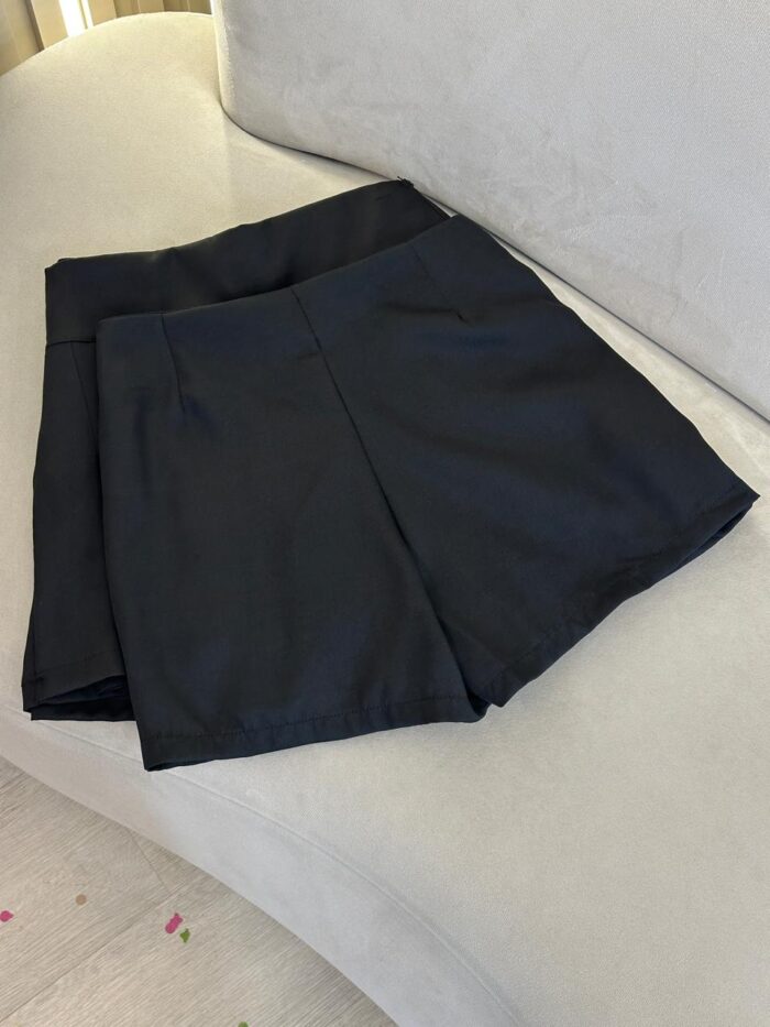 shorts saia colegial preto raquel 345765 shorts saia colegial preto raquel 345765