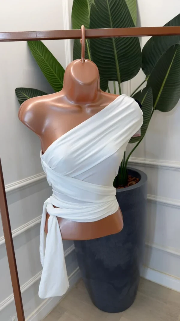 blusa nula manga amarração amaya 355785 blusa nula manga amarração amaya 355785