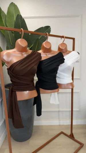 blusa nula manga amarração amaya 355785