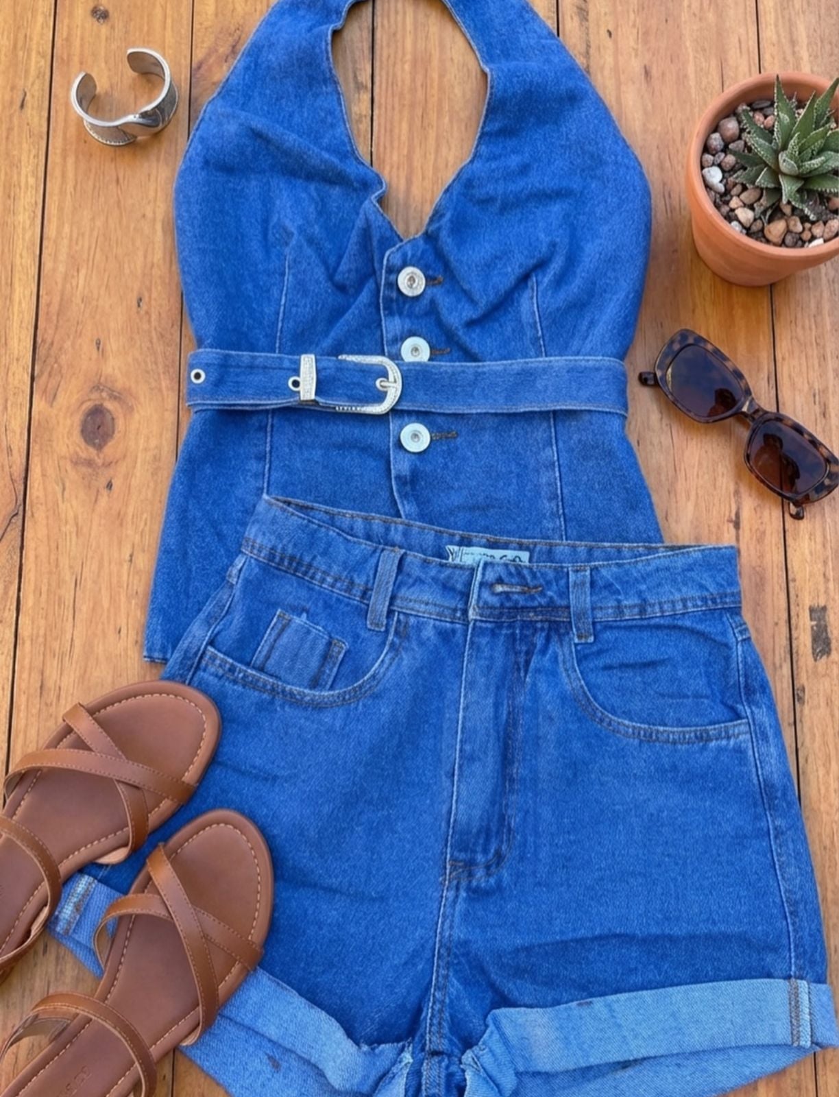conjunto jeans