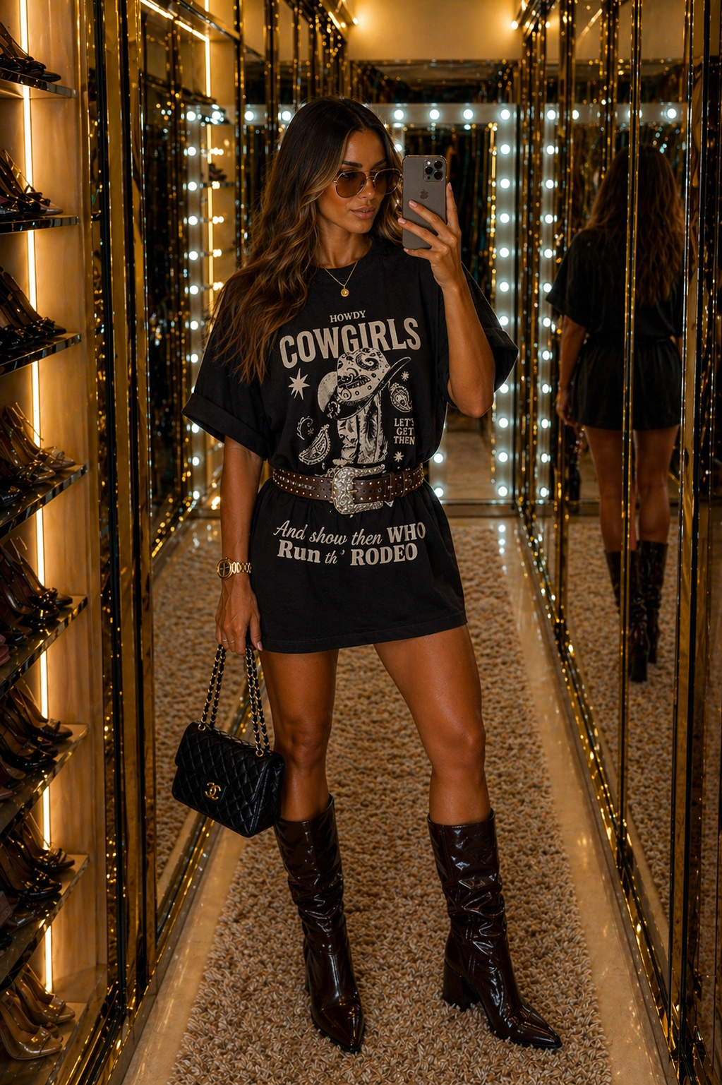 max t shirt com estampa country