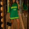 max t shirt com estampa brasil