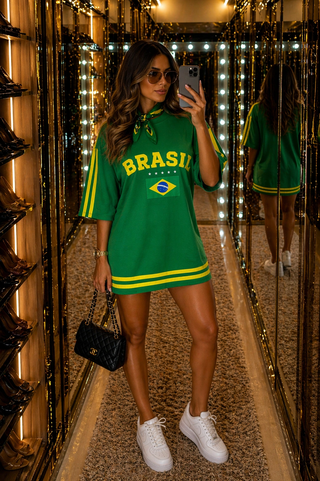 max t shirt com estampa brasil