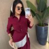 vestido linen elegance alice