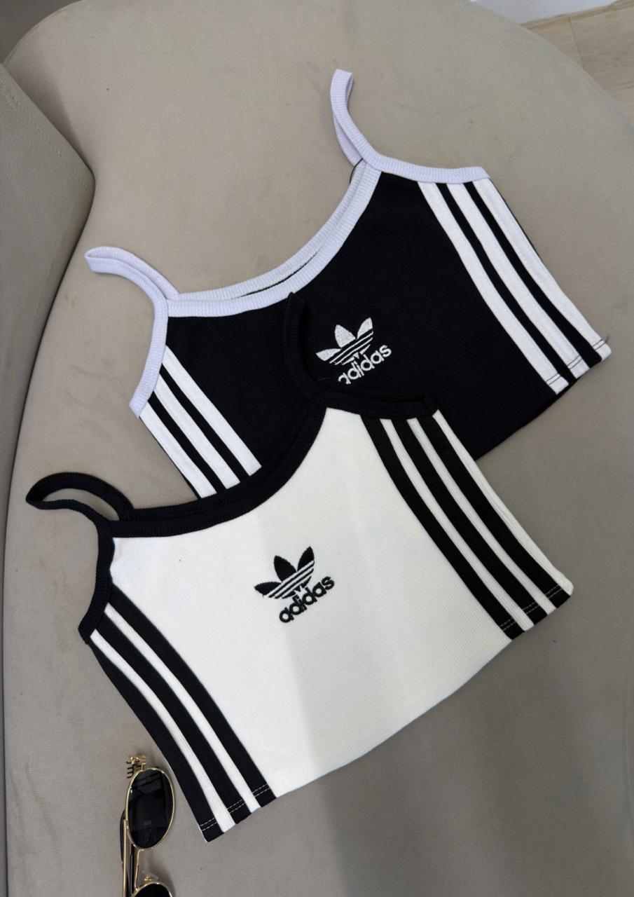 cropped de alcinha inspiraÇÃo adidas katia