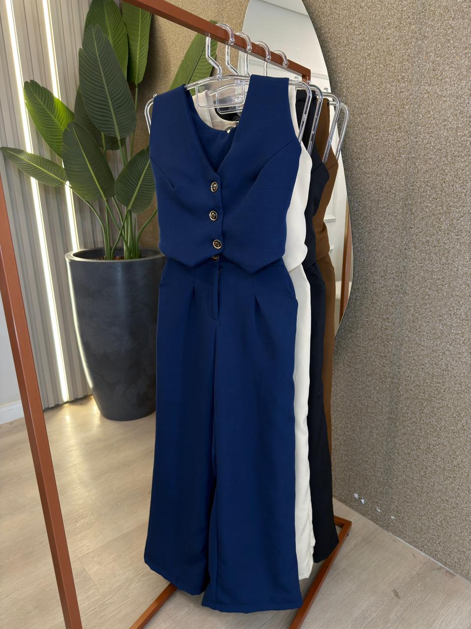 conjunto alfaiataria de calÇa e colete bia