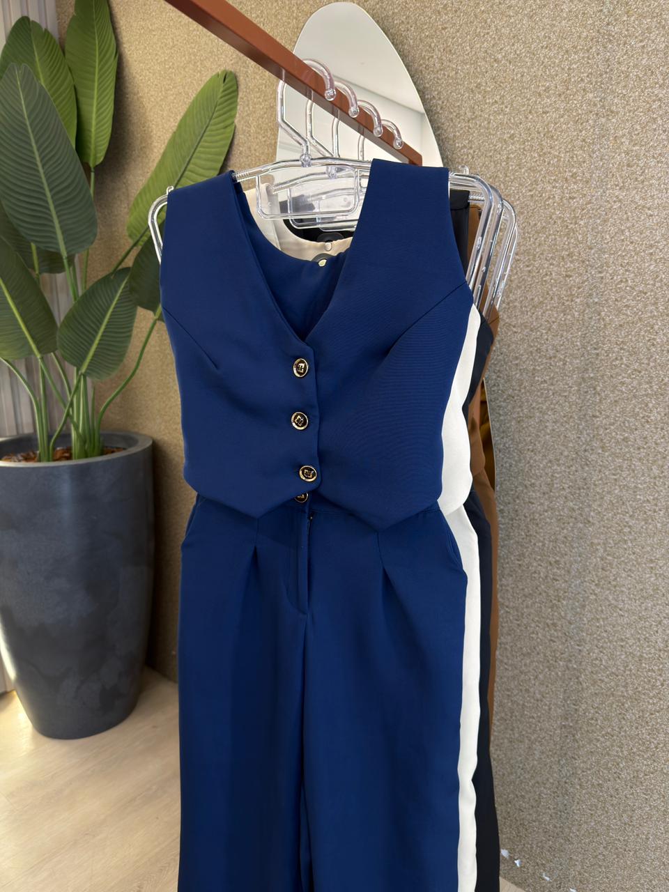 conjunto alfaiataria de calÇa e colete bia
