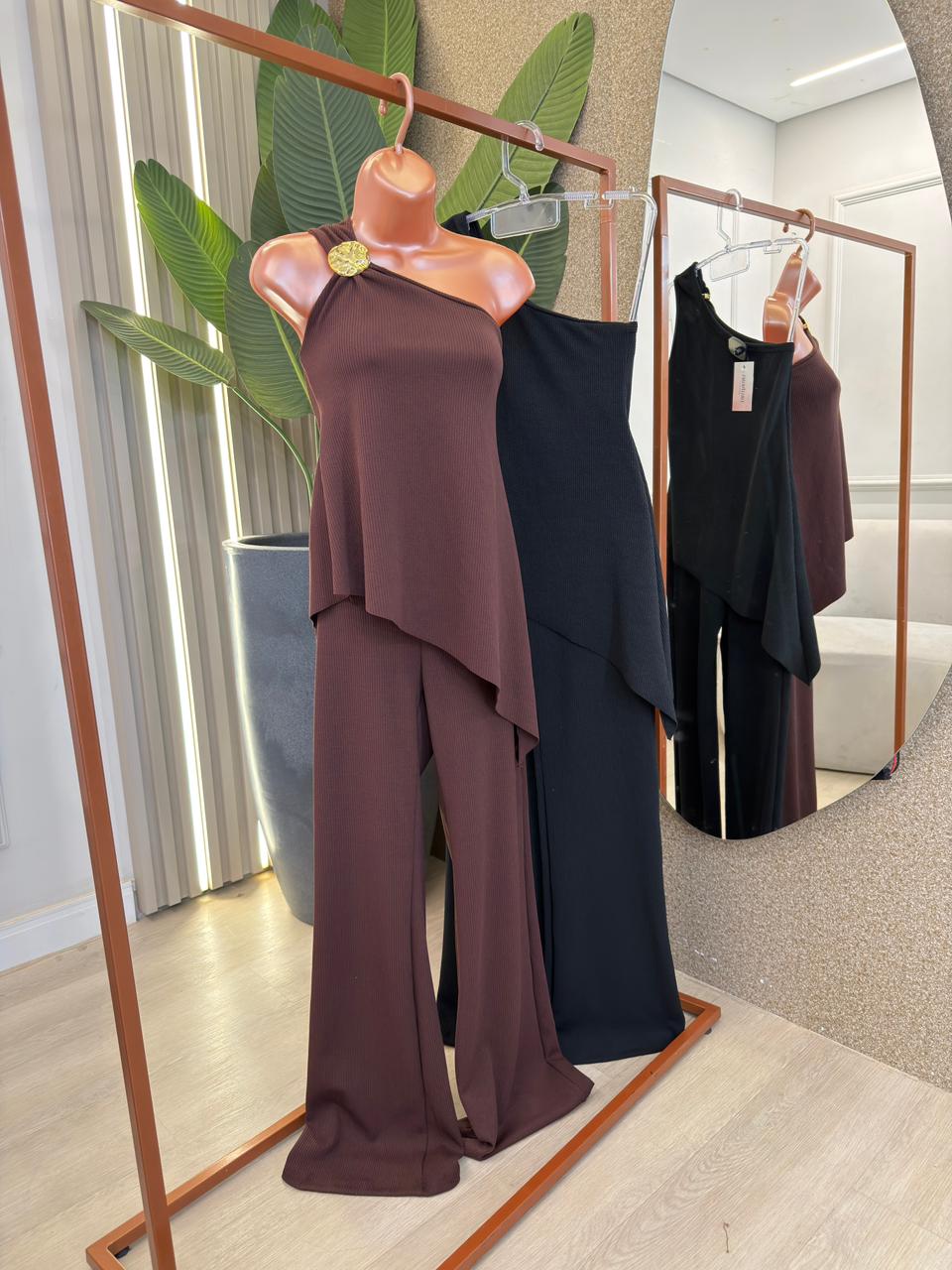 conjunto de calÇa e blusa melina