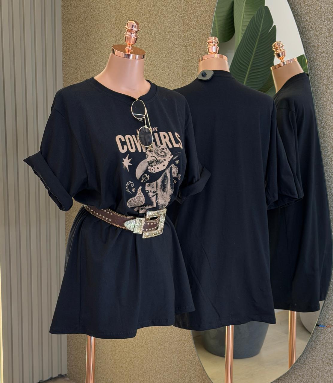 max t shirt com estampa country