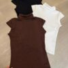 blusa gola alta canelada essential blusa gola alta canelada essential