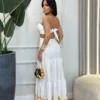 vestido longo estampado vitoria