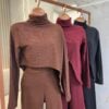 vestido mid brisa de mar serena marrom