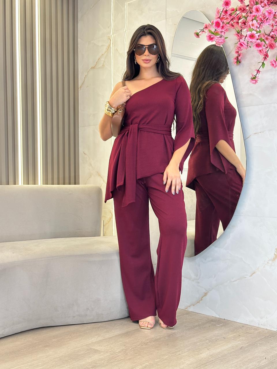conjunto 2 peÇas jasmine marsala