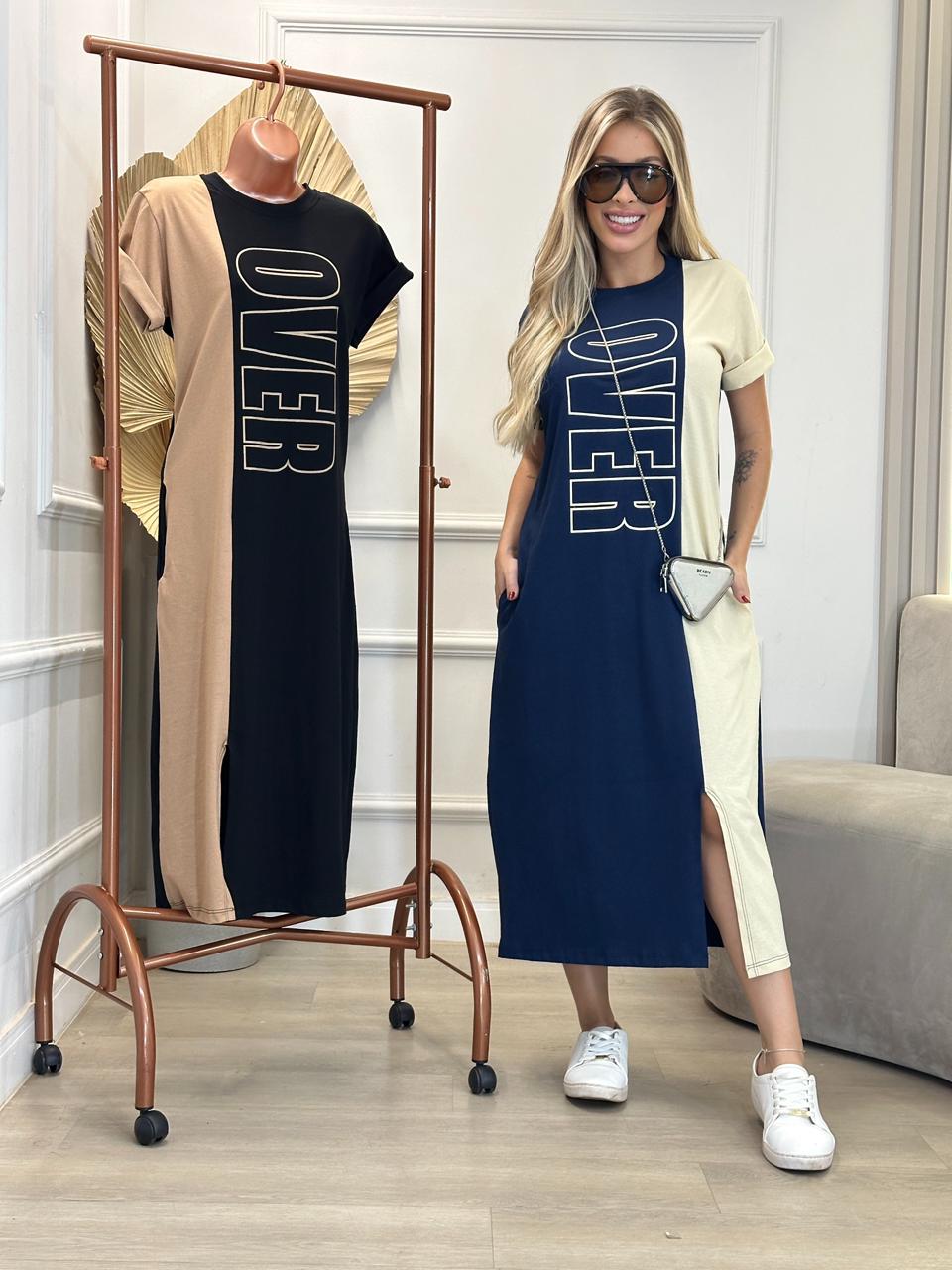 vestido mid over