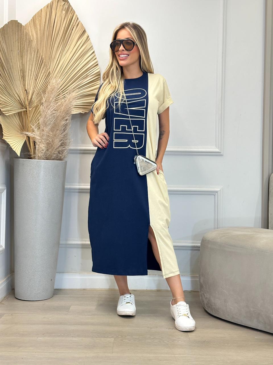 vestido mid over