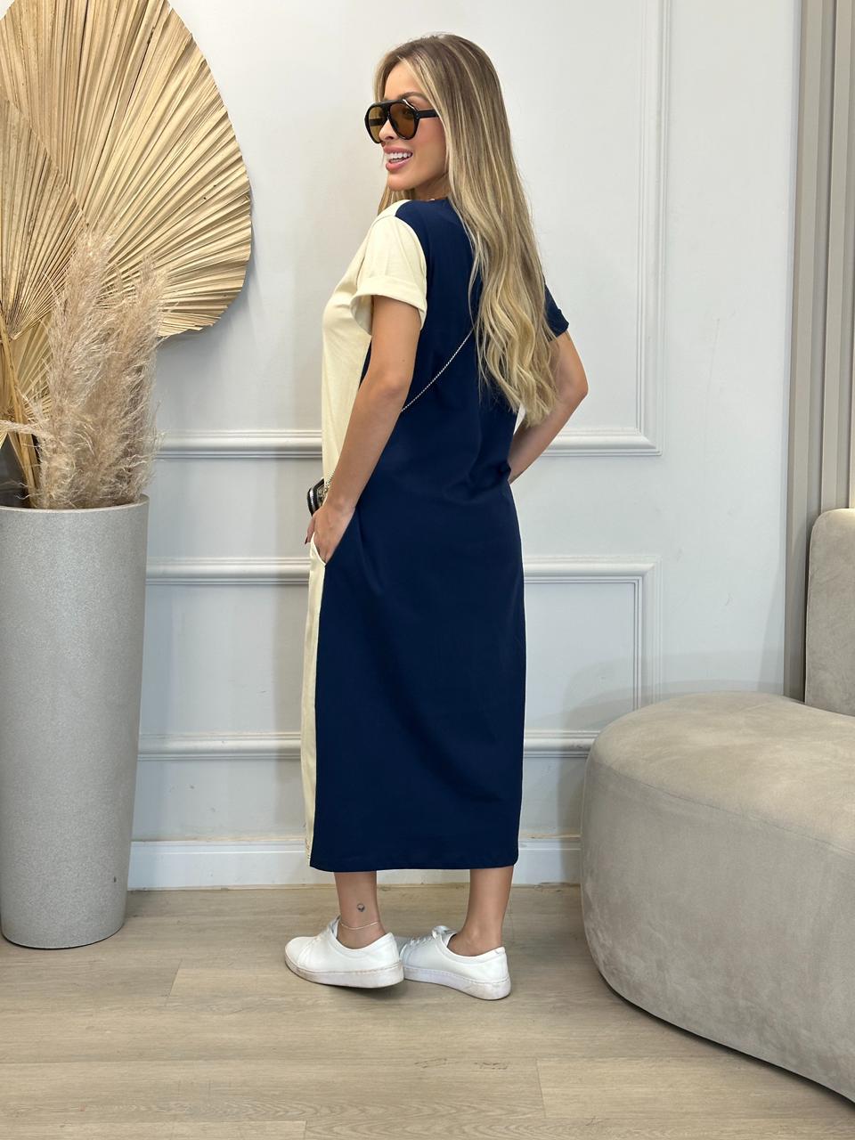 vestido mid over