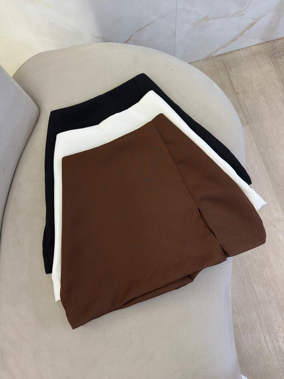 short saia alfaiataria