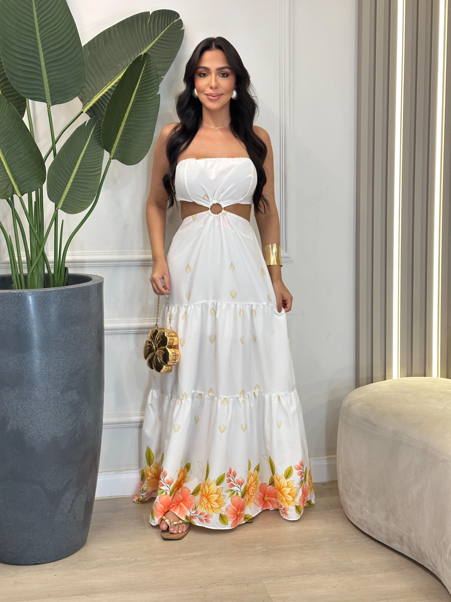 vestido longo estampado vitoria