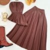conjunto 2 peÇas de couro