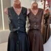 conjunto xadrex nicole marrom
