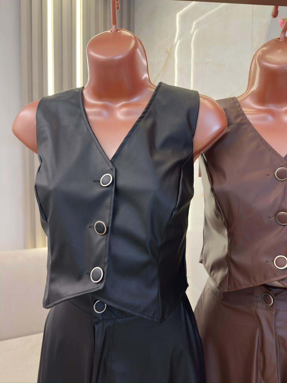conjunto xadrex nicole marrom