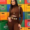 conjunto 2 peÇas assimÉtrico karol marrom conjunto 2 peÇas assimÉtrico karol marrom