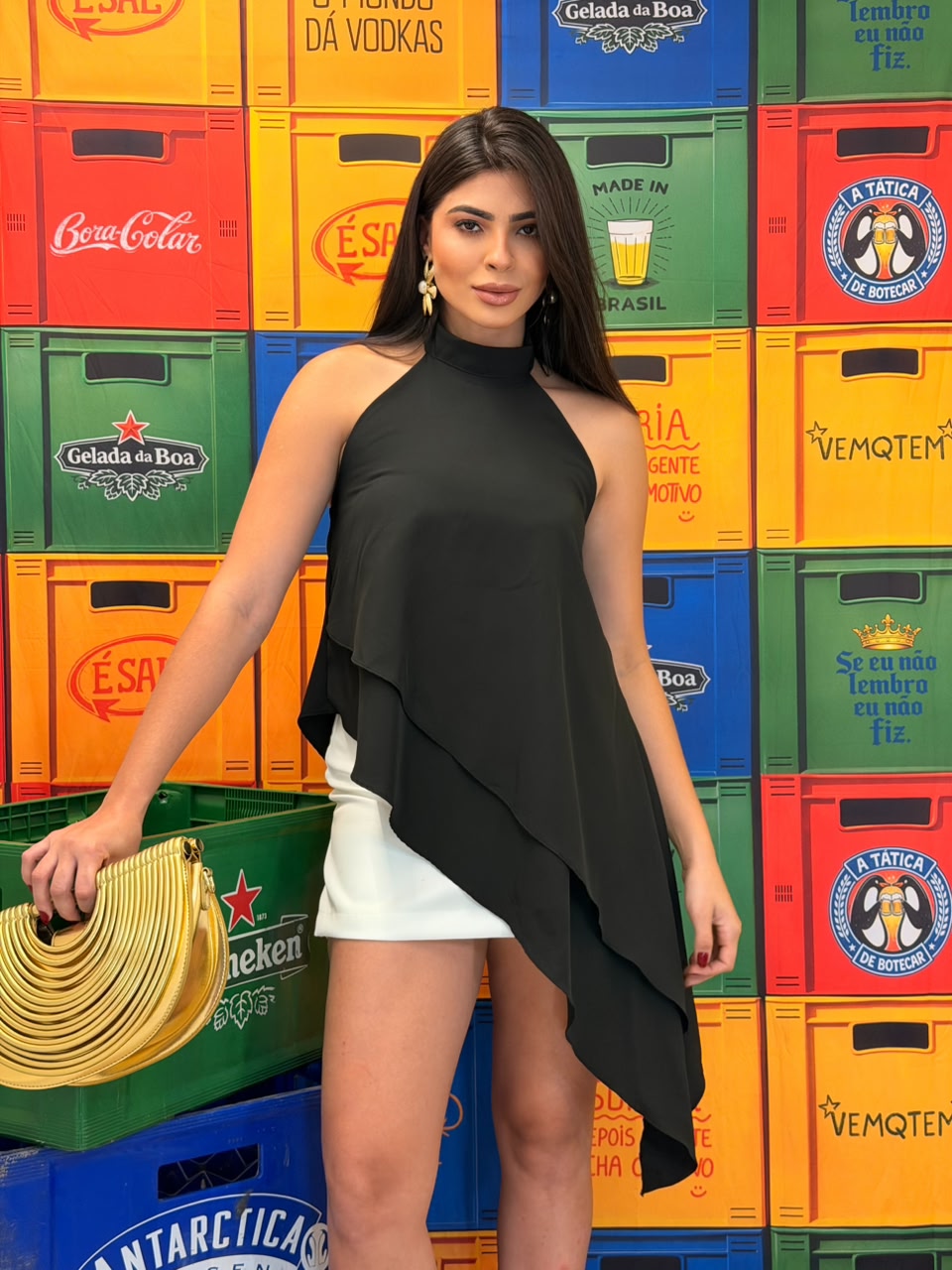 BATA ASSIMETRICA ALIRA PRETO