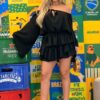 conjunto 2 peÇas ombro a ombro preto conjunto 2 peÇas ombro a ombro preto