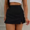 short saia alfaiataria preto short saia alfaiataria preto