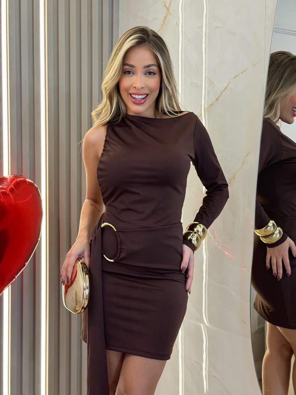 vestido curto de suplex janayna branco