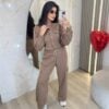 conjunto de moletom isadora nude