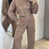 conjunto de moletom isadora nude