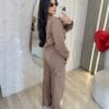 conjunto de moletom isadora nude