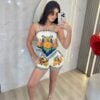 conjunto de moletom isadora marrom